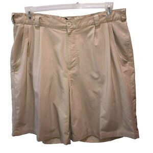 Under Armour Shorts Mens Size 38 Beige Performance Golf Bermuda